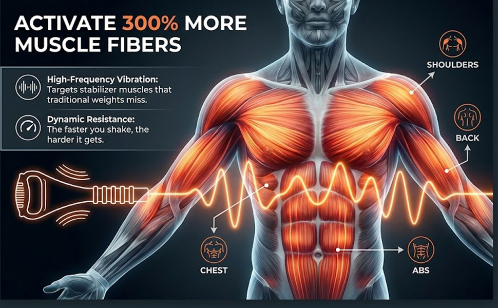 Weighted Ropeless Battle Ropes