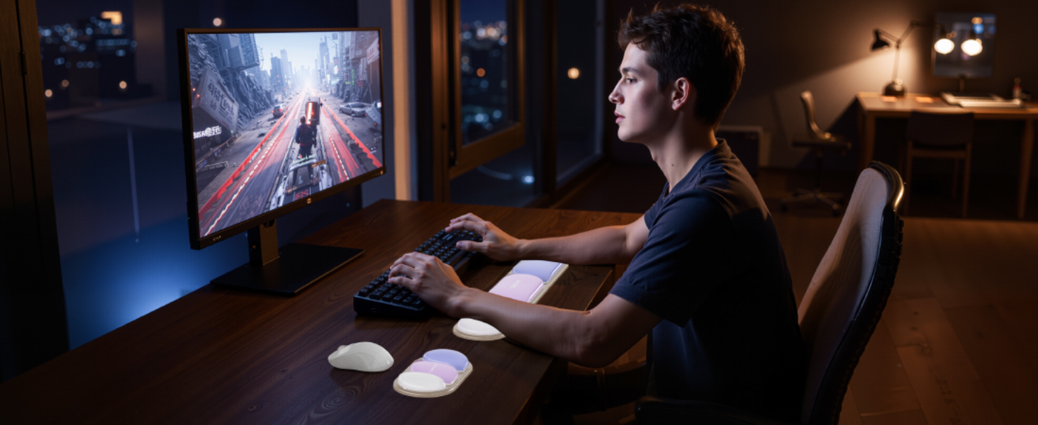 Silicone Gel Wrist Rest for Computer Keyboard