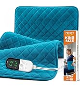Heating Pad for Back Neck &amp; Shoulders - 35"x20" King Size, Electric Heating Pads for Period Cramp...