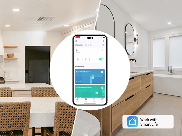 Simultaneous Control 2 WiFi Countdown Timer Switches