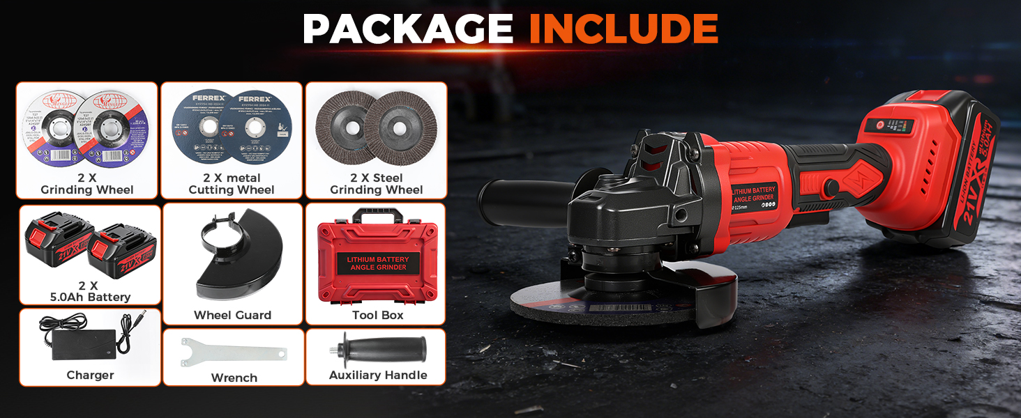 Cordless Angle Grinder