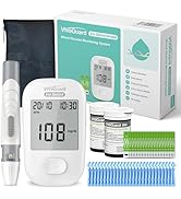 VivaGuard Blood Glucose Monitor Kit Voice Broadcast,1 Glucose Meter 1 Lancing Device 100 Glucomet...