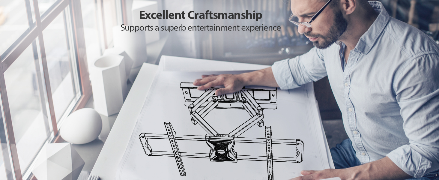 heavy-duty tv mount