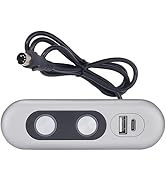 SZAWINLI Recliner Switch,2 Button 5 Pin Lift Chair or Power Recliner Manual Control with USB A an...