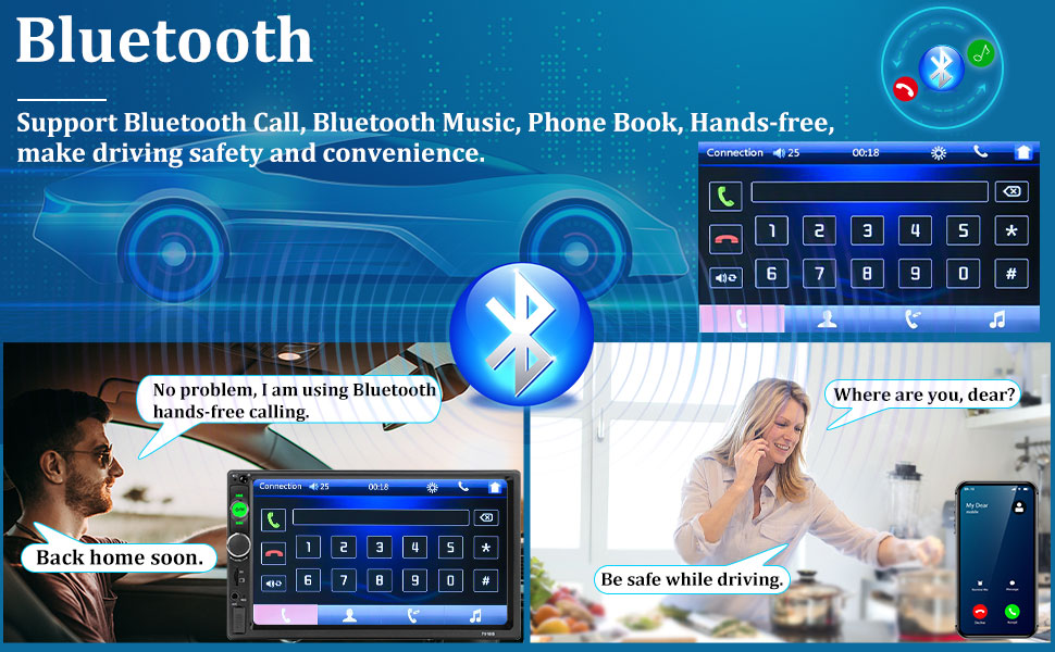Bluetooth car stereo