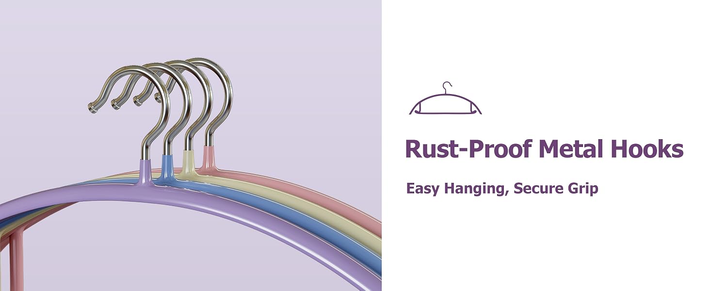 Rust-Proof Metal Hooks