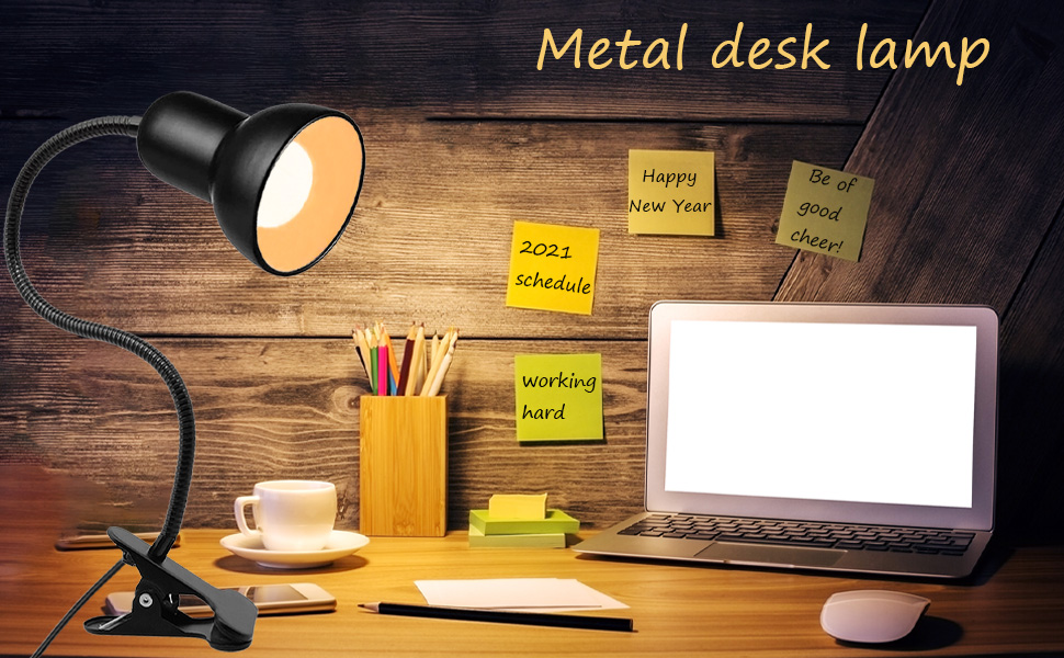 Metal desk lamp