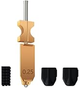 for FLASHFORGE AD5X Upgraded 0.25mm Hotend Nozzle 3D Printer Assembled Extruder Kits- All Metal H...