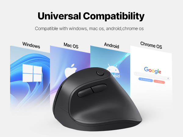 black ergonomic mouse