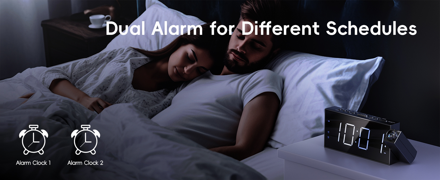 dual alarm clock
