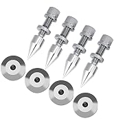 4 Pcs Speaker Spikes Speaker feet Spikes Isolation Spikes Pads Speaker Isolation Feet Subwoofer S...