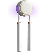 Toothbrush Cleaner and Holder, Toothbrush Covers with 2 Toothbrush Slots, Rechargeable Portable T...