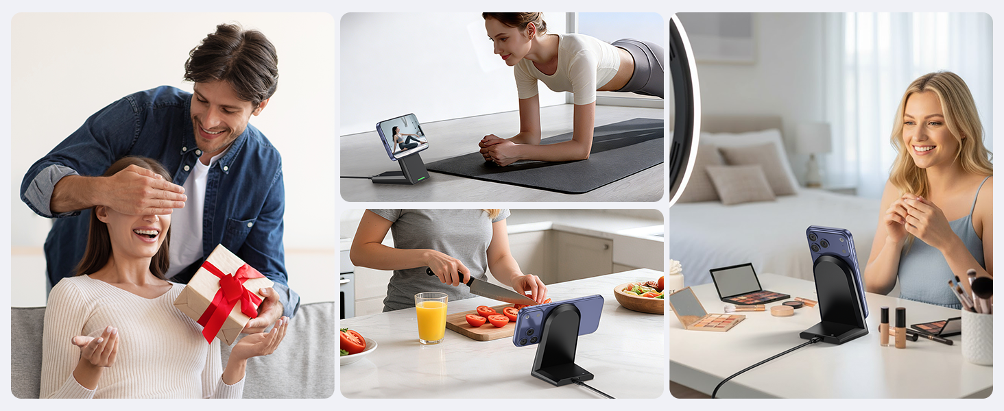 qi2 25W wireless charging stand