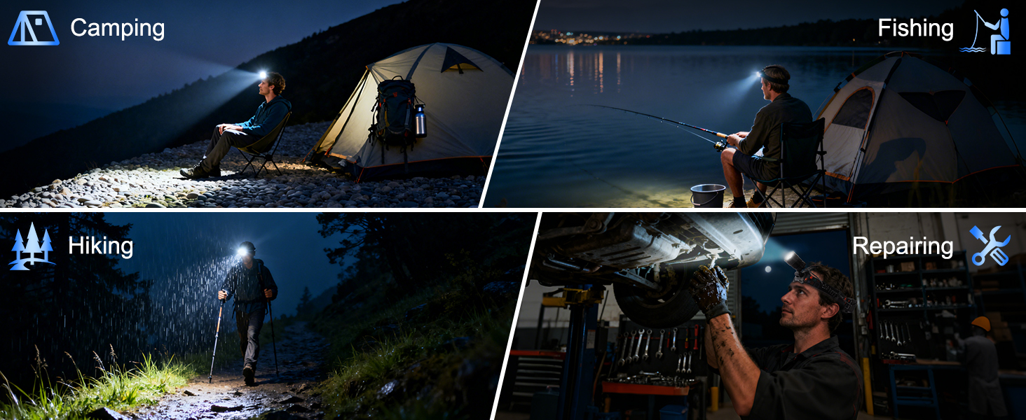 LED Headlamps for Adults