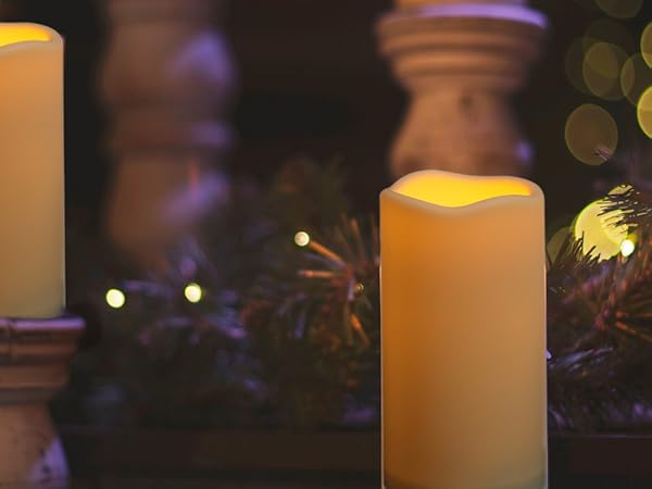 Waterproof flameless candles