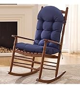 Rocking Chair Cushions, Indoor/Outdoor Adirondack Chair Cushion, Waterproof and Fade-Resistant Ro...
