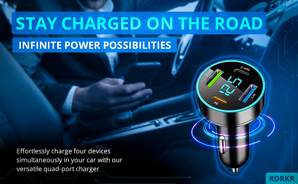 charger being used in car