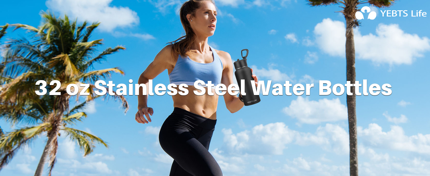 Insulated Water Bottle With Straw