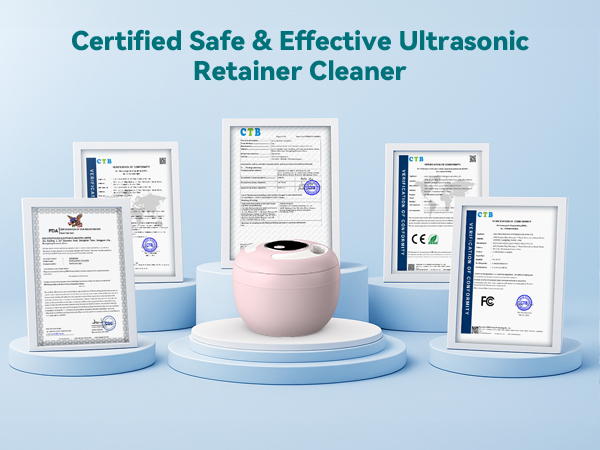 Certified Safe &amp; Effective Ultrasonic Retainer Cleaner