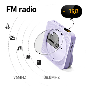 cd player with FM radio