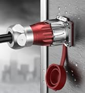 CNLINKO DH Series M20 Waterproof Connector 2/3/4/5/7/9/12 Pin Bayonet Connecting Type Metal Shell...