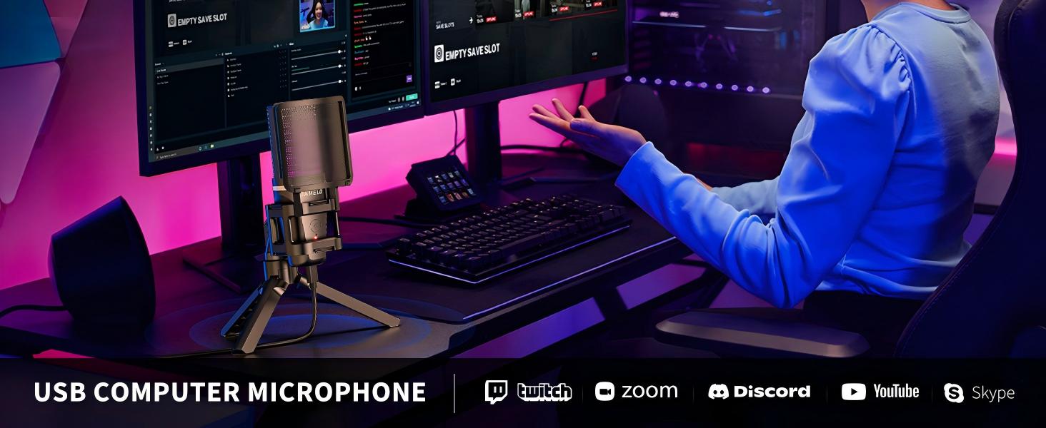 condensor microphone for streaming