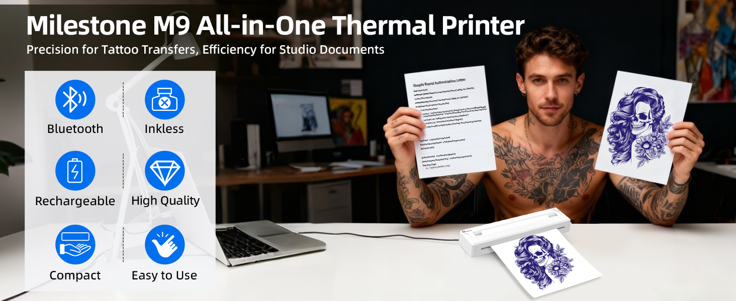 Professional Tattoo Stencil Printer