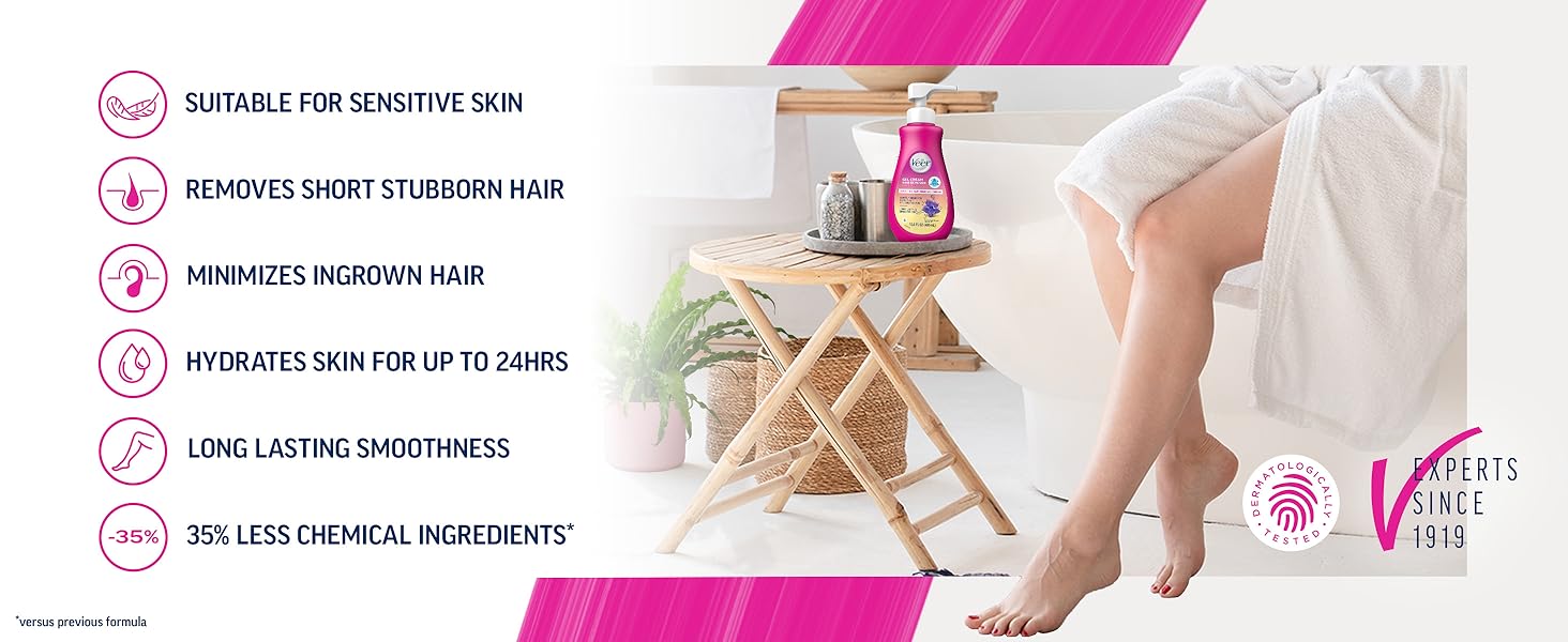 Veet Sensitive Hair Removal Gel Cream For Body and Legs