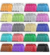 Grneric Drawstring Backpack Bulk 100Pcs Cinch Bag, Polyester Drawstring Bags for Gym Beach Sports...