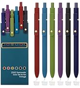 Ddaowanx Colorful Gel Pens, 0.5mm Fine Point Retractable,Multi Colored Pens for Journaling and Sk...