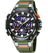 FANMIS Mens Digital Sports Watches Multifunctional 50M Waterproof LED Alarm Backlight Watch