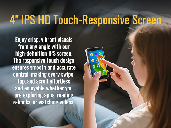 M4Pro MP3 Player for kids with Spotify