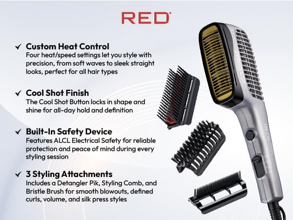 RED by KISS 1875 Ceramic Ionic Hair Styler