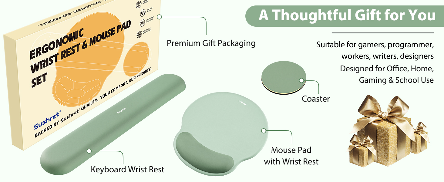 keyboard and mouse wrist rest