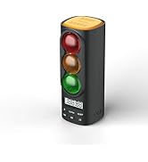 MeesMeek Traffic Light Visual Audio Digital Timer, LCD Display Volume Adjustment, with 4 Ringtone...
