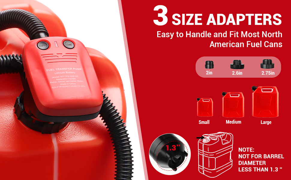 3 SIZE ADAPTERS