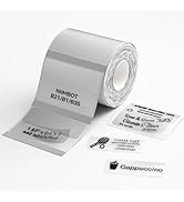 1.57'' x 0.6''x2 (40x15mmx2) Labels Refill for Label Maker B1/B21/B3S 40x15/2(Clear)