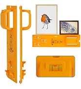 GCXIXPY Picture Hanging Tool with Level, Picture Hanging Kit with Position Nail, Photo Frame Hang...