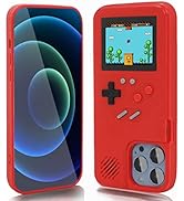 WeLohas Gameboy Case for iPhone 14 Pro Max Only,Handheld Retro 168 Classic Games,Color Video Disp...