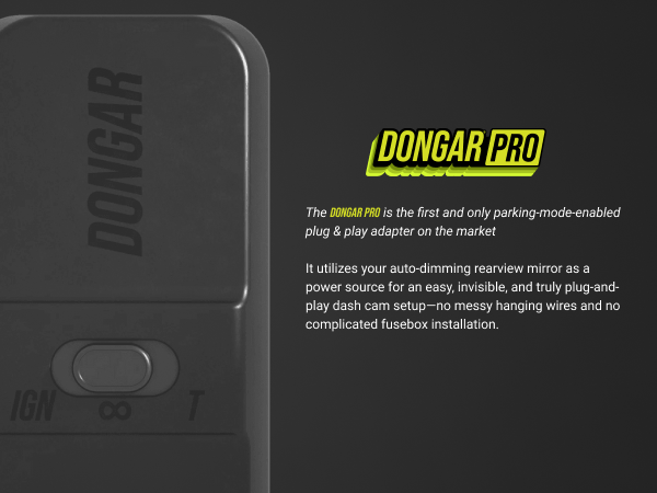 Dongar PRO Parking Mode Dash Cam Power Adapter