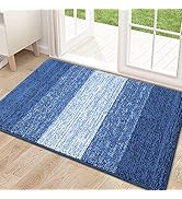 Kitinjoy Indoor Door Mat, 32x20 Non-Slip Absorbent Dirt Trapper Entrance Mat, Low-Profile Washabl...