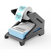 Rongta Label Holder for Rolls and Fan-Fold Labels, Thermal Sticker Roll Holder for Desktop Therma...