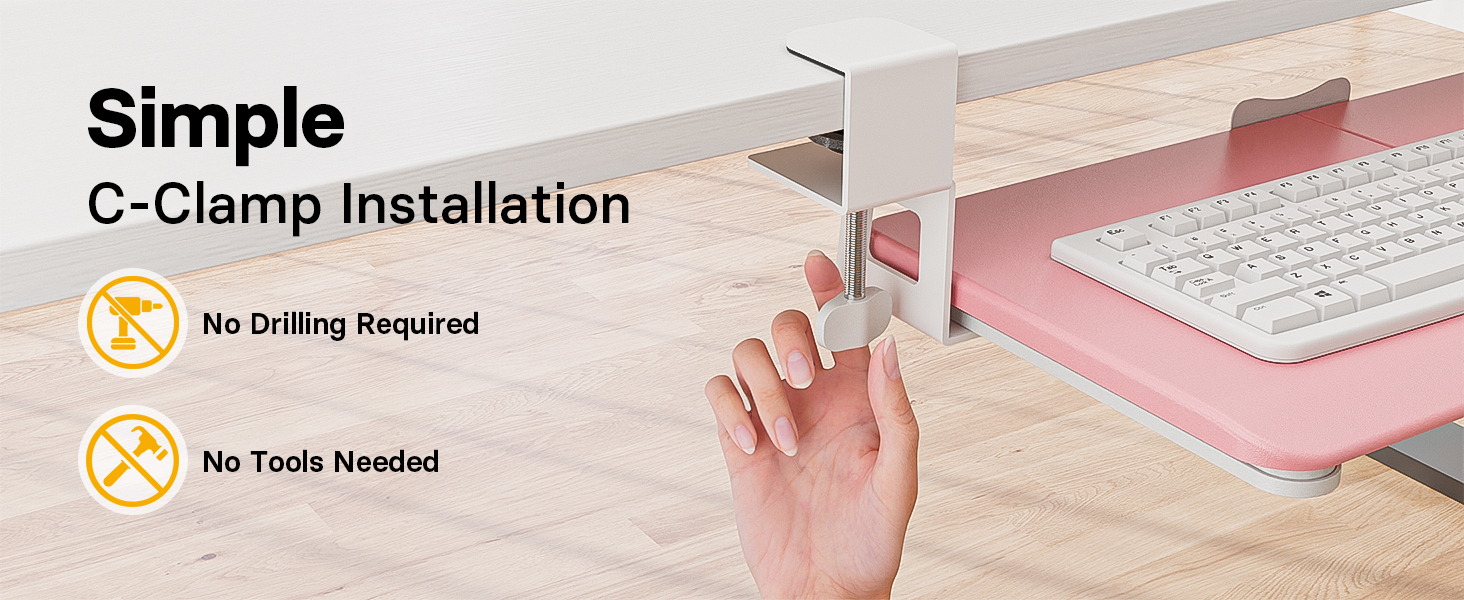 Tray Under Desk
