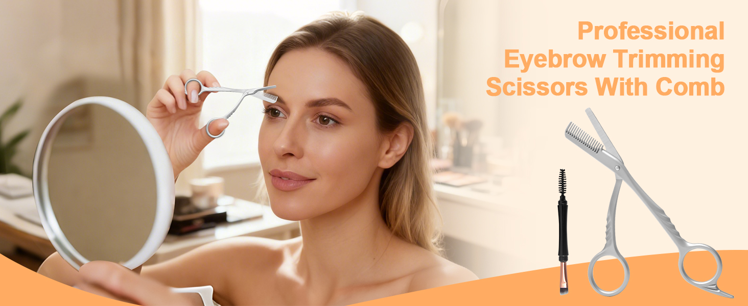 Eyebrow Trimmer Scissors