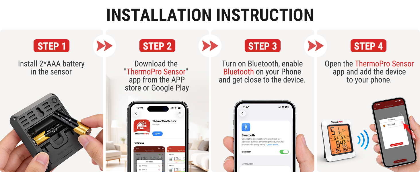 thermometers &amp;amp;amp;weather instruments temperature and humidity sensor magnetic thermometer indoor