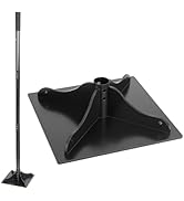 Heavy-Duty Steel Tamper, 8x8 Inch Laborsaving Ergonomic Hand Soil Tamper, Garden Landscaping Tool...