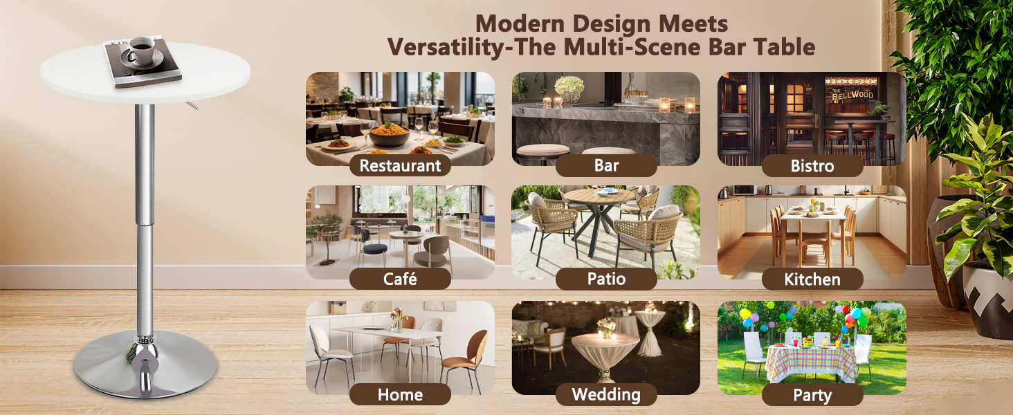 bar breakfast coffee nook sofa back table workstation standing desk dining bar cafe party