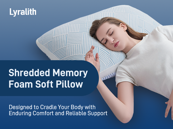 Shredded Memory Foam Soft Pillow