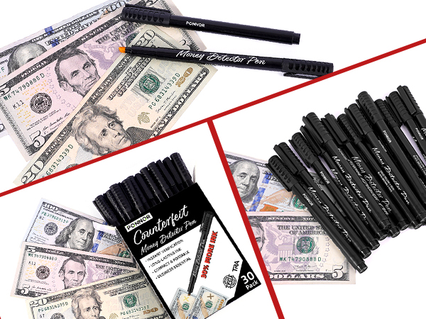 Counterfeit Money Detector Pen Bill Marker Universal False Currency Checker Cash Tester