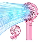 VersionTECH. Mini Handheld Fan, USB Desk Fan, Small Personal Portable Table Fan with USB Recharge...